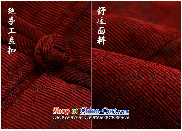 Shuai 2015 men ocean cotton jacket in Tang Dynasty older winter clothing Chinese robe manually drive Chinese Wind cotton coat wine red 180 pictures, prices, brand platters! The elections are supplied in the national character of distribution, so action, buy now enjoy more preferential! As soon as possible.