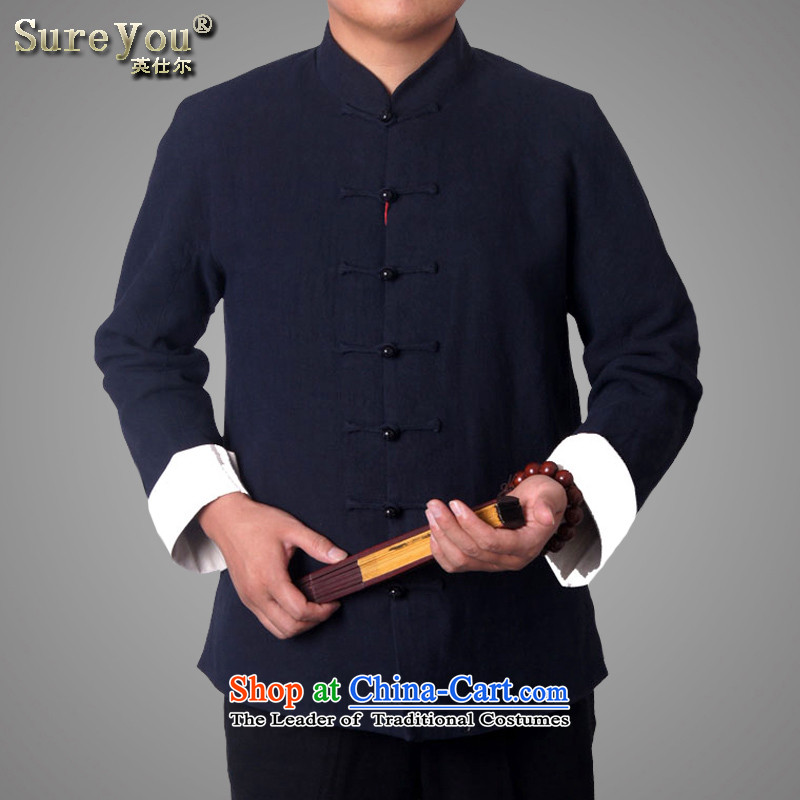 Men's autumn duplex sureyou explosion Yi Tang dynasty of leisure in long-sleeved jacket older Chinese Tang dynasty Tang dynasty national services promotion reversible nacre/single-sided through 190 pictures, prices, brand platters! The elections are supplied in the national character of distribution, so action, buy now enjoy more preferential! As soon as possible.