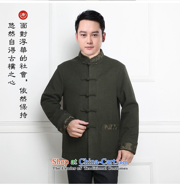 - Wolf JIEYA-WOLF, New Tang Dynasty Men's Winter Spring and Autumn Chinese tunic and stylish lounge national men's clothing Tai Chi) army green 175/L picture, prices, brand platters! The elections are supplied in the national character of distribution, so action, buy now enjoy more preferential! As soon as possible.