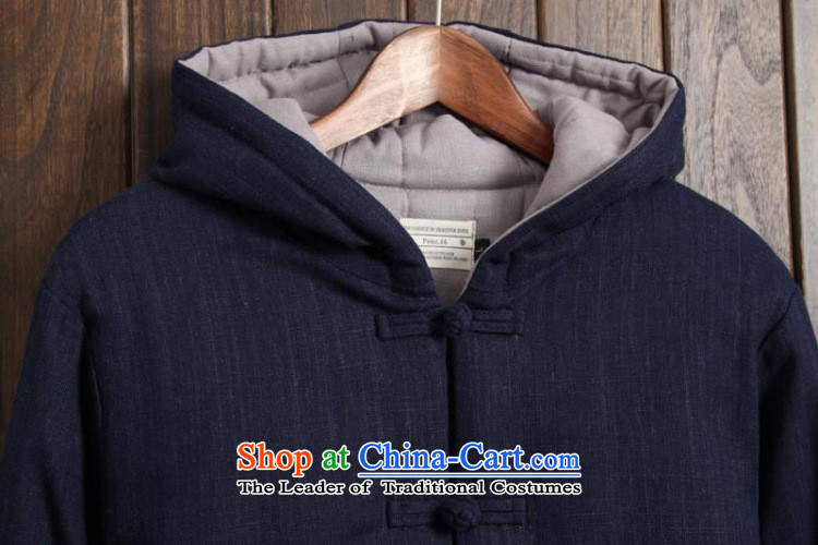 Card of the new 2015 sub-ethnic Chinese men Tang Dynasty of Korea disc deduction Coat cap cotton coat retro ethnic thick robe leisure and Peacock Blue XL Photo, prices, brand platters! The elections are supplied in the national character of distribution, so action, buy now enjoy more preferential! As soon as possible.