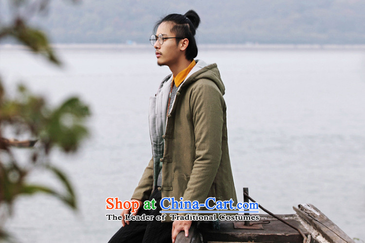Dan Jie Shi 2015 Autumn New China wind retro long-sleeved shirt with men linen stylish Solid Color Mock-Neck Shirt cotton linen Sau San Tong replacing men thin black XL pictures added, Prices, brand platters! The elections are supplied in the national character of distribution, so action, buy now enjoy more preferential! As soon as possible.