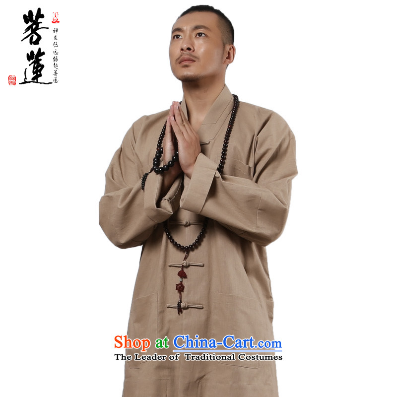 On Lin Zen men cotton linen flax, autumn and winter meditation renunciates tray clip ball-Service service kit meditation- XL, pursue Wu , , , shopping on the Internet