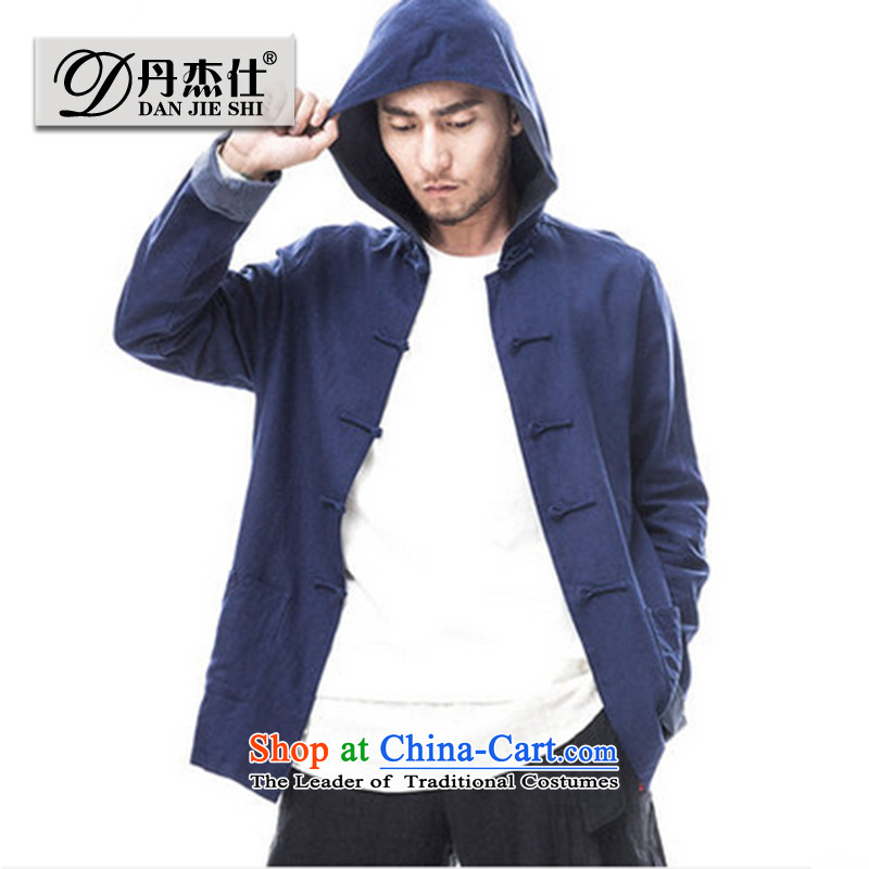 Mrs Rafael Hui Carter jacket male China wind cotton linen men Tang tray clip hoodie retro national wind jacket and pale beige flax , L, Mrs Rafael Hui Jimmy Carter (GUSSKATER) , , , shopping on the Internet