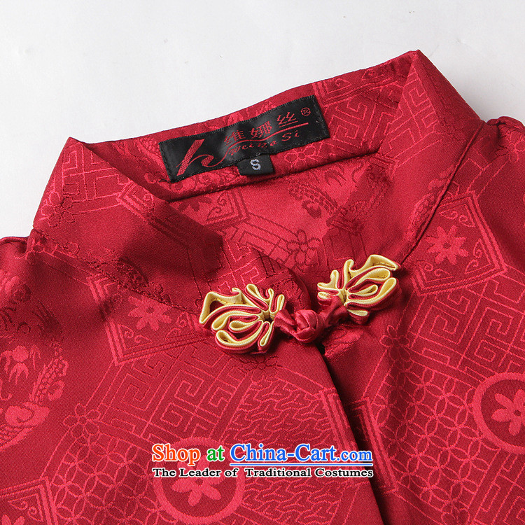 158 Jing in Tang Dynasty older men and women's couples the spring and fall with short-sleeved shirt damask kit kung fu tai chi service men M picture, prices, brand platters! The elections are supplied in the national character of distribution, so action, buy now enjoy more preferential! As soon as possible.