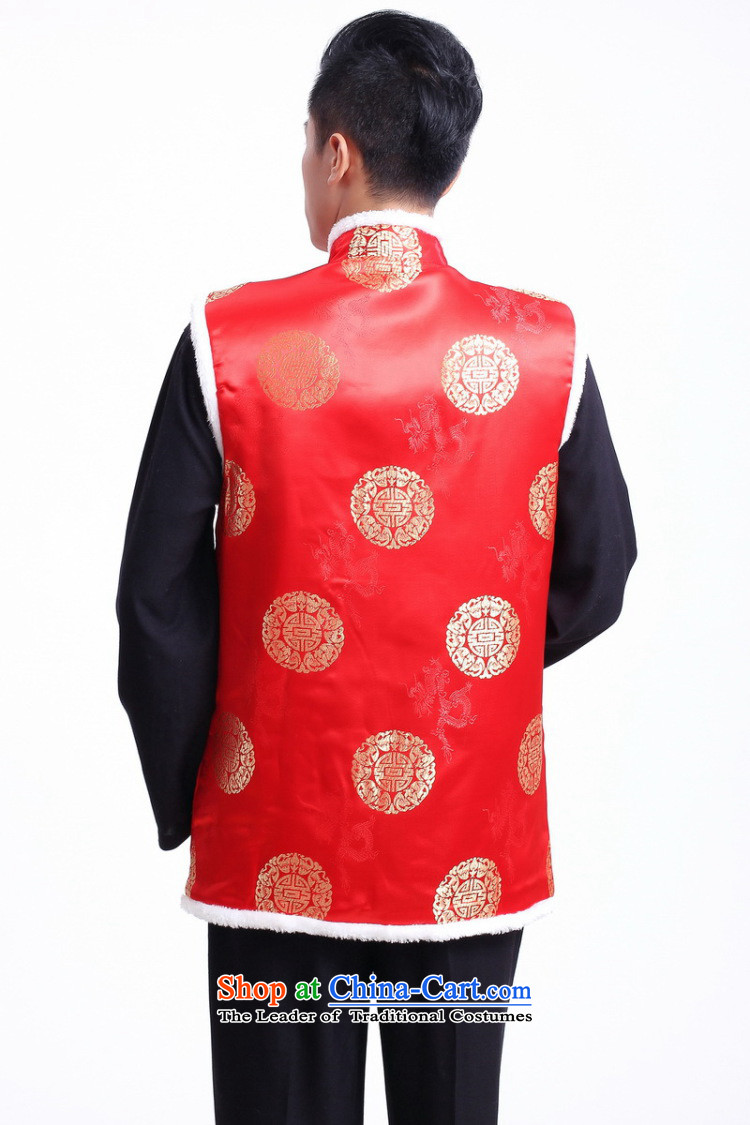 158 Jing autumn and winter men of the Tang Dynasty Fleece Vest folder, a vest supermarket hotel restaurant - 5) will suit XL Photo, prices, brand platters! The elections are supplied in the national character of distribution, so action, buy now enjoy more preferential! As soon as possible.