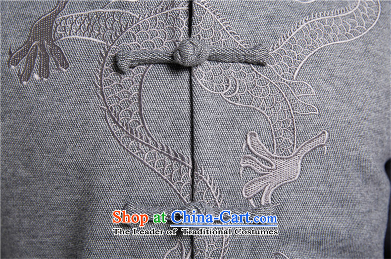 Phaedo of FZOG/ minimalist leisure embroidery China wind men's jackets stereo tray clip pure color Sau San Tong replacing gray XXXXL picture, prices, brand platters! The elections are supplied in the national character of distribution, so action, buy now enjoy more preferential! As soon as possible.
