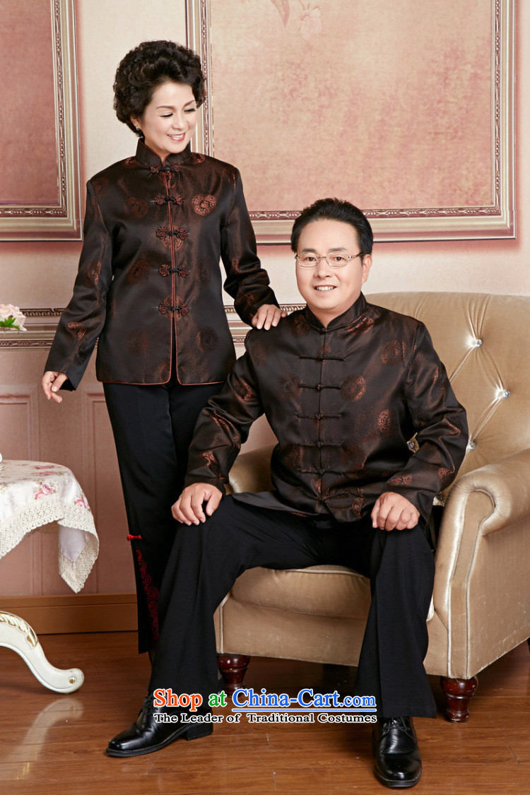 Ms Au King Mansion to Fall/Winter Collections of older persons in the Tang dynasty couples men long-sleeved birthday too Shou Chinese Dress elderly will men XL Photo, prices, brand platters! The elections are supplied in the national character of distribution, so action, buy now enjoy more preferential! As soon as possible.