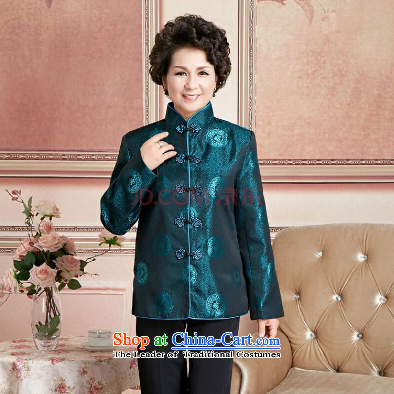 Ms Au King Mansion to Fall/Winter Collections of older persons in the Tang dynasty couples men long-sleeved birthday too Shou Chinese Dress elderly woman's will to Jing Ge.... XXL, shopping on the Internet