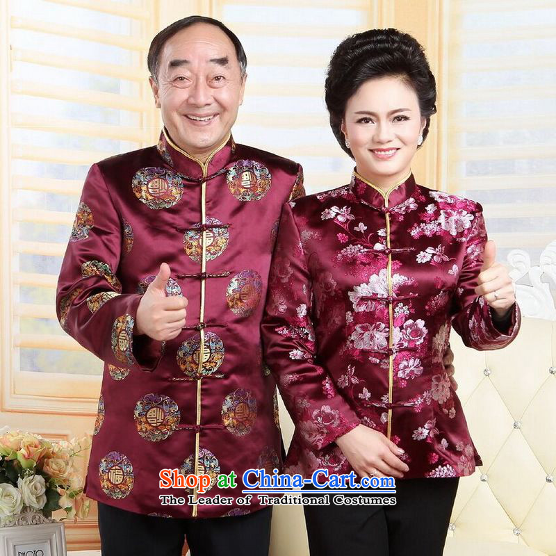 158 Jing in Tang Dynasty older couples with collar China wind dress too Shou Yi wedding services will bring men, L, Jing shopping on the Internet has been pressed.