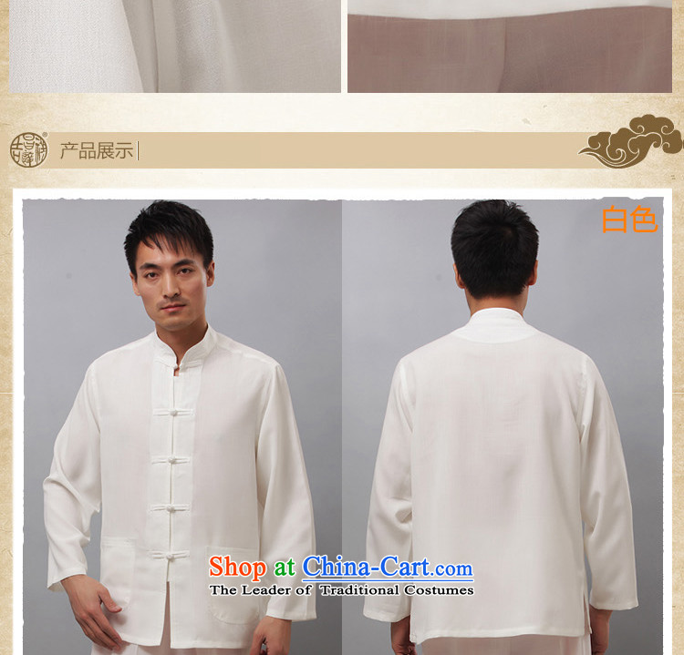 This autumn and The Ascott Yeon boxed loose leisure movement national costume Tang Dynasty Package services practice tai chi jogging clothing - Flat long-sleeved white long-sleeved 3XL kit picture, prices, brand platters! The elections are supplied in the national character of distribution, so action, buy now enjoy more preferential! As soon as possible.