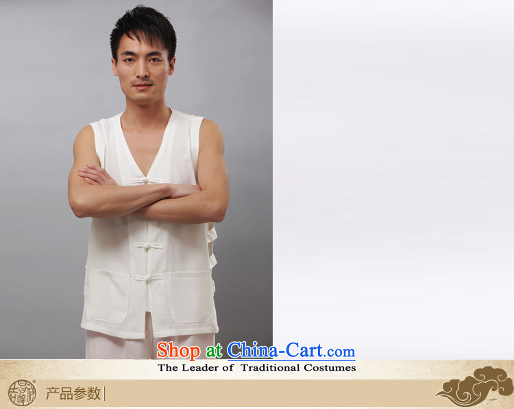 Charlene Choi this cabinet reshuffle is older men Tang dynasty summer morning exercise sleeveless T-shirts or other services vest V-neck shirt, a Kampala shoulder peterkin - Flat, a white short-sleeved T-shirt XL Photo, prices, brand platters! The elections are supplied in the national character of distribution, so action, buy now enjoy more preferential! As soon as possible.
