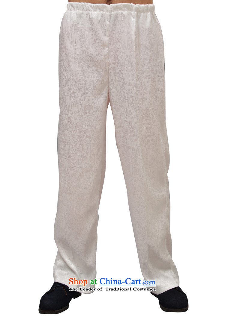 Charlene Choi this pavilion elderly men Tang dynasty summer pants traditional ethnic liberal jogging pant high elastic waist pant - white pants XL picture clarity, prices, brand platters! The elections are supplied in the national character of distribution, so action, buy now enjoy more preferential! As soon as possible.