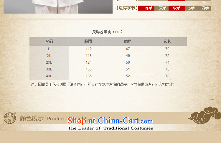 Charlene Choi this pavilion elderly men summer Kung Fu Tang dynasty father relaxd exercise clothing collar Kit Traditional casual - Round Dragon short-sleeved gray XL pictures, set prices, brand platters! The elections are supplied in the national character of distribution, so action, buy now enjoy more preferential! As soon as possible.