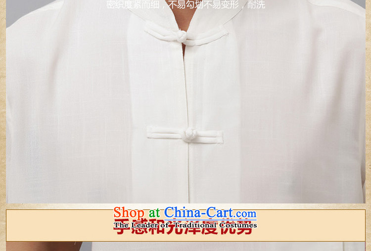 Charlene Choi this court of men in elderly men summer short-sleeved clothing national Tang Dynasty Package boxed loose kung fu exercise clothing collar Solid Color - print short-sleeve kit beige L picture, prices, brand platters! The elections are supplied in the national character of distribution, so action, buy now enjoy more preferential! As soon as possible.