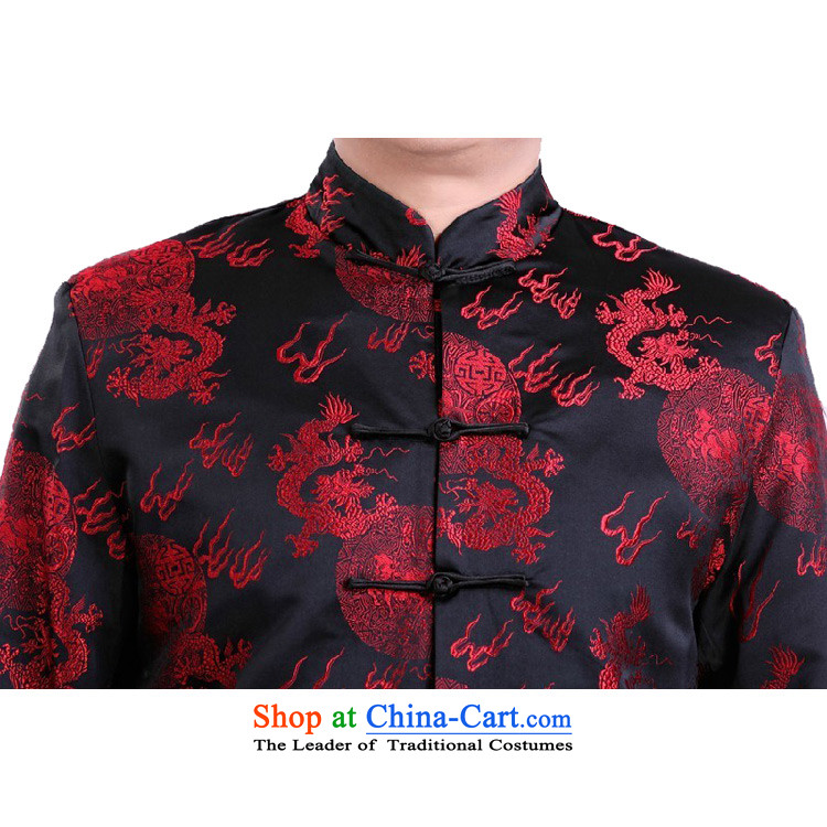 This new cabinet Yeon men in autumn and winter Mock-Neck Shirt leisure older Tang dynasty xl father loose coat festive dress -1102  3XL Blue Photo, prices, brand platters! The elections are supplied in the national character of distribution, so action, buy now enjoy more preferential! As soon as possible.