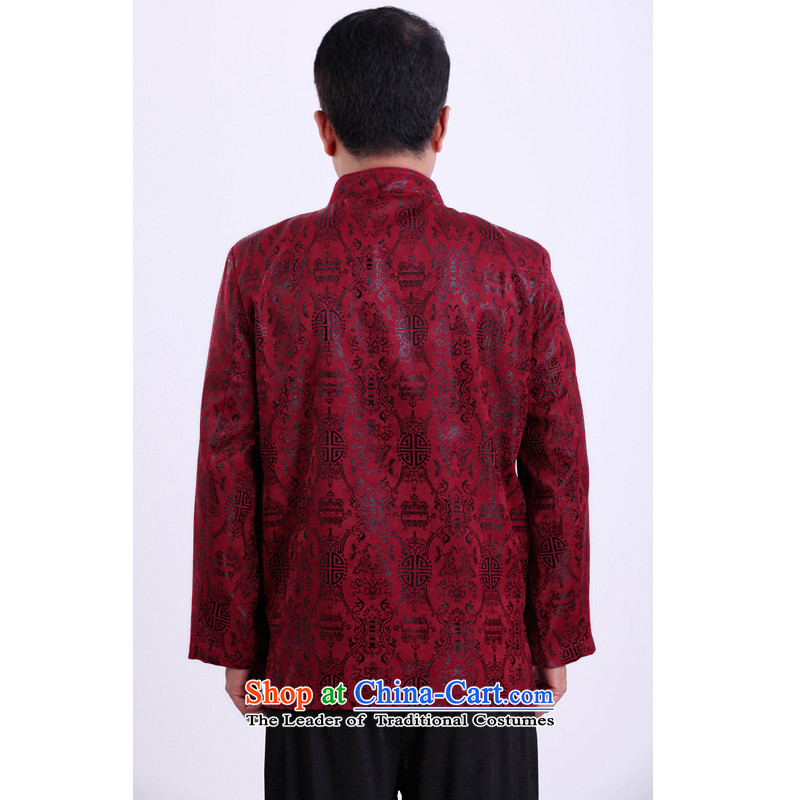 The Rafael Hui Kai autumn and winter new Tang dynasty in older Tang Blouses Chinese men too happy birthday gift shou clothing 131 35  170/red, the Rafael Hui Kai, click shopping on the Internet has been pressed.