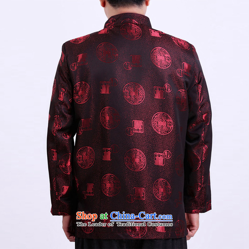 The autumn and winter special offer older thin cotton Tang dynasty men of ethnic older persons relaxd casual jackets 1335 folder Tang cotton winter of coffee in the Cave of the elderly has been pressed shopping on the Internet