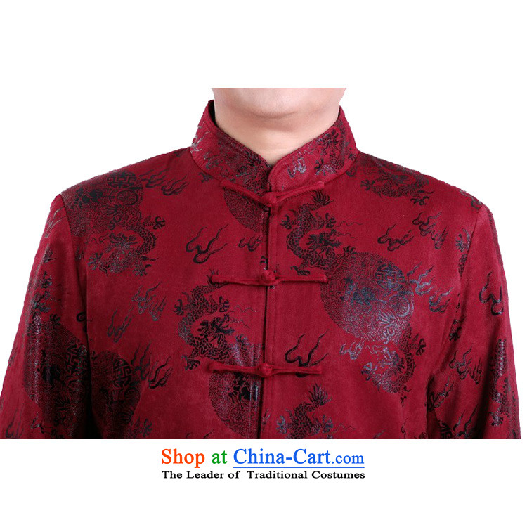 Replace the Spring and Autumn Pavilion in her new Tang dynasty thin cotton in older men Chinese cotton coat Chinese Tang dynasty improved birthday dress 1282 wine red single Yi XL Photo, prices, brand platters! The elections are supplied in the national character of distribution, so action, buy now enjoy more preferential! As soon as possible.
