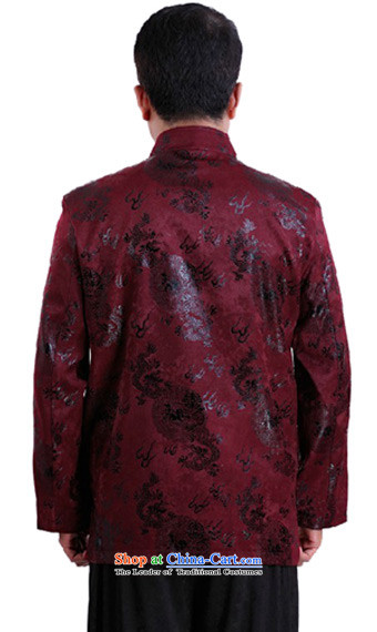 Replace the Spring and Autumn Pavilion in her new Tang dynasty thin cotton in older men Chinese cotton coat Chinese Tang dynasty improved birthday dress 1282 wine red single Yi XL Photo, prices, brand platters! The elections are supplied in the national character of distribution, so action, buy now enjoy more preferential! As soon as possible.