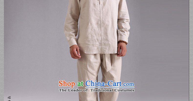 Cd 3 China wind is Cisco's Mock-Neck Shirt linen Sau San male Chinese long sleeved shirt improved Tang dynasty stylish black 175/92A(L) meditation the big picture, prices, brand platters! The elections are supplied in the national character of distribution, so action, buy now enjoy more preferential! As soon as possible.