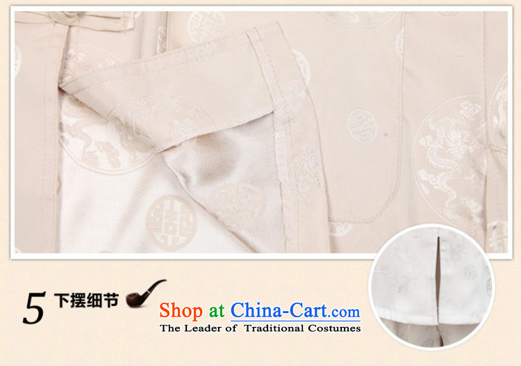 In accordance with the consultations of older persons in the Tang Dynasty Chinese set long-sleeved men casual Big Daddy replacing summer code shirt spring and summer men's father's day blue 180/2X dad suggested weight cost between HKD150-170, prices, picture catty brand platters! The elections are supplied in the national character of distribution, so action, buy now enjoy more preferential! As soon as possible.