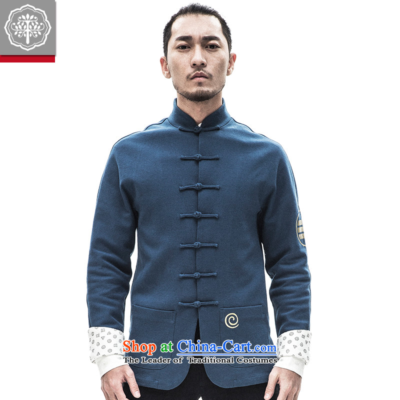 To tree improvement Tang dynasty China wind men's long-sleeved sweater Chinese Men's Mock-Neck tray clip Han-hyun, color large tree (EYENSREE) , , , shopping on the Internet
