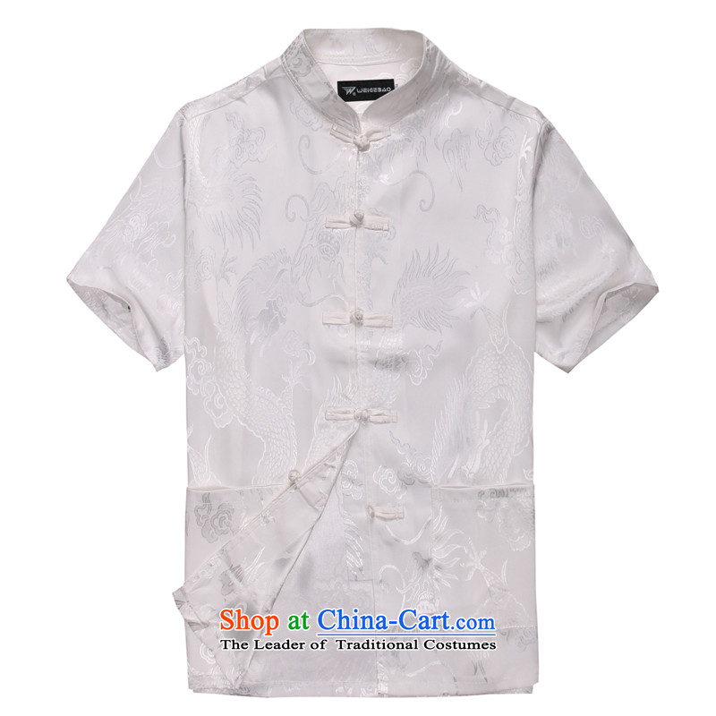 Summer 2015 new products from Vigers Po Man Tang dynasty B-007 short-sleeved white M federal core Chai Lang , , , shopping on the Internet