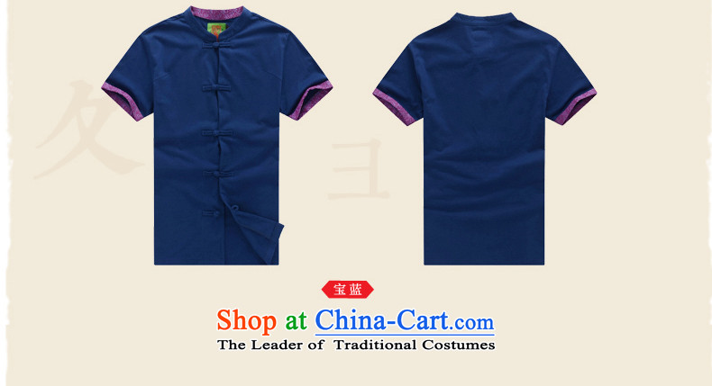 The sons and daughters of the oriental original Tang dynasty youth summer men short-sleeved improved Han-Chinese ethnic vogue shirt purple XL recommended height picture, the price and the 170-175 32 5. Brand platters! The elections are supplied in the national character of distribution, so action, buy now enjoy more preferential! As soon as possible.