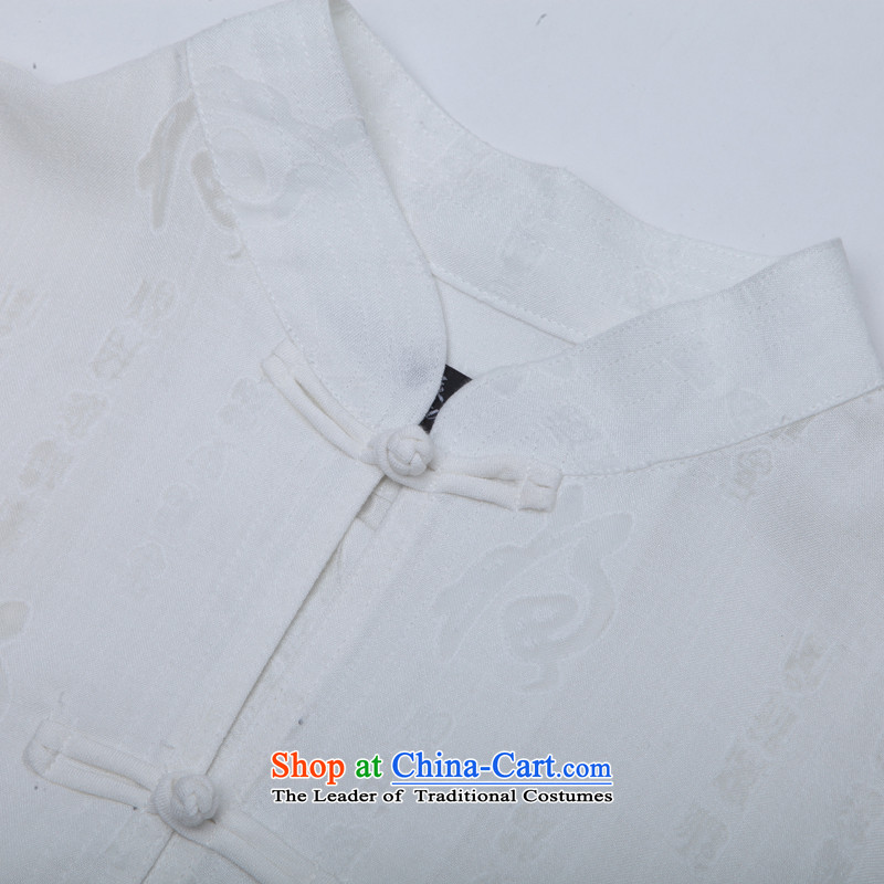 In accordance with the consultations , Father Load Summer 2015 half sleeve shirts in older men cardigan short-sleeved shirt with white Father's Day Tang XL suitable for weight, in accordance with the consultations usually it will (yixiao) , , , shopping o