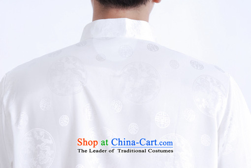 158 Jing in Tang Dynasty older men and summer collar Tang dynasty China wind men short-sleeved larger men M0015 White M recommendations 100-120 catties) Picture, prices, brand platters! The elections are supplied in the national character of distribution, so action, buy now enjoy more preferential! As soon as possible.