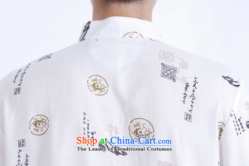158 Jing in Tang Dynasty older men and summer collar linen Tang dynasty men short-sleeved larger men China wind M0009 Chinese tunic white XXL( improvement recommendations 160-175 catties) Picture, prices, brand platters! The elections are supplied in the national character of distribution, so action, buy now enjoy more preferential! As soon as possible.