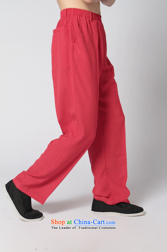 158 Jing spring and summer load Tang dynasty elastic waist men's trousers cotton linen ethnic and trousers Tang pants K2350 -12 mauve pants 3XL( recommendations 180-210 catty) Picture, prices, brand platters! The elections are supplied in the national character of distribution, so action, buy now enjoy more preferential! As soon as possible.