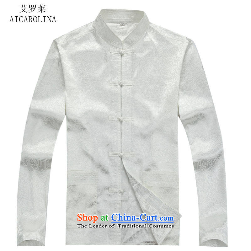 Hiv Rollet Autumn New China wind long-sleeved Tang Dynasty Tang dynasty men fall blouses Kit White Kit 175/L, HIV ROLLET (AICAROLINA) , , , shopping on the Internet