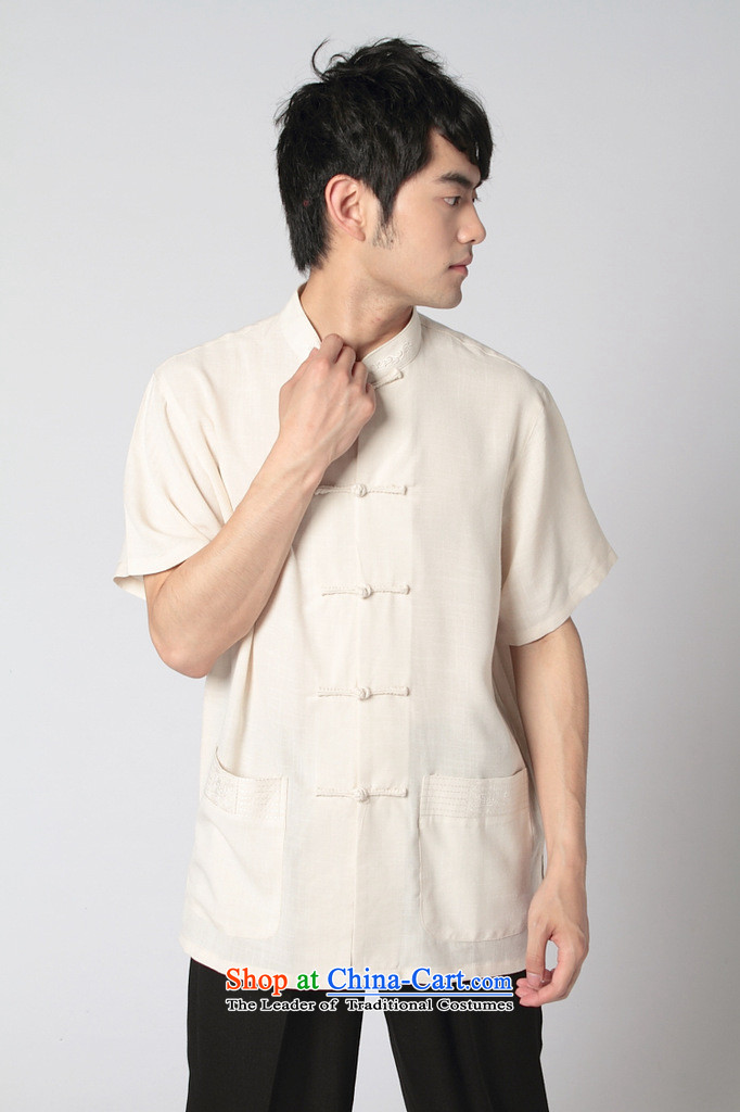 Shanghai, optimization options in Tang Dynasty older men and summer cotton linen collar Tang dynasty men's large short-sleeved men 2350 - 3 beige jacket M recommendations 100-120 catty picture, prices, brand platters! The elections are supplied in the national character of distribution, so action, buy now enjoy more preferential! As soon as possible.