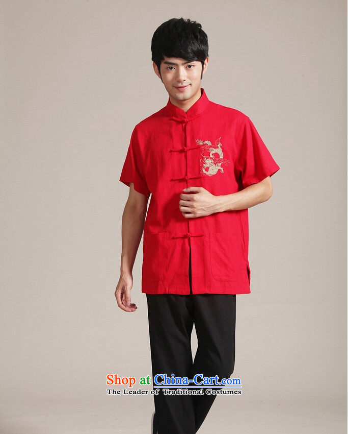 Shanghai, optimization options in Tang Dynasty older men and summer cotton linen collar embroidered Tang Dynasty Chinese dragon men short-sleeved larger men 2999 - 2 beige XL recommendations appears at paragraphs 145-155, prices, picture catty brand platters! The elections are supplied in the national character of distribution, so action, buy now enjoy more preferential! As soon as possible.
