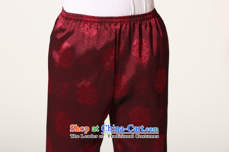 Shanghai, optimization options in Tang Dynasty older men and summer collar silk men long-sleeved kit for larger men's kung fu kit -C, wine red XL Photo, prices, brand platters! The elections are supplied in the national character of distribution, so action, buy now enjoy more preferential! As soon as possible.