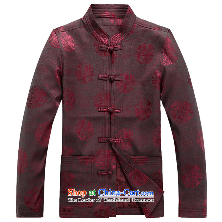 Kanaguri mouse autumn and winter New Men Tang Dynasty Package middle-aged men and a long-sleeved Tang Dynasty Chinese tunic red kit L picture, prices, brand platters! The elections are supplied in the national character of distribution, so action, buy now enjoy more preferential! As soon as possible.