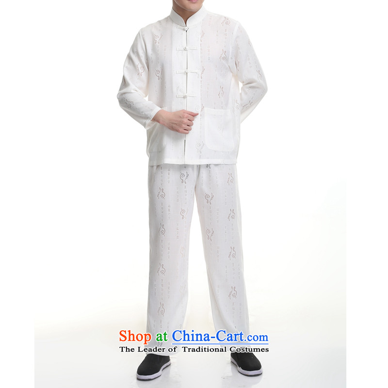The elderly in the Tang dynasty short-sleeve packaged men summer of Chinese national costumes grandpa load tapes white 185/2XL, kanaguri mouse (JINLISHU) , , , shopping on the Internet