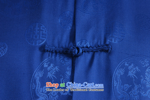 To Jing Ge older men summer Tang Dynasty Chinese women had improved the Tang dynasty men's large short-sleeved men on cyan XXL picture, prices, brand platters! The elections are supplied in the national character of distribution, so action, buy now enjoy more preferential! As soon as possible.