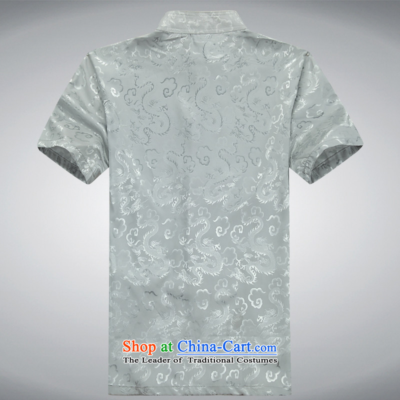 Hei concentric 2015 Summer new men in older, Tang dynasty gray T-shirt , Hei concentric , , , shopping on the Internet