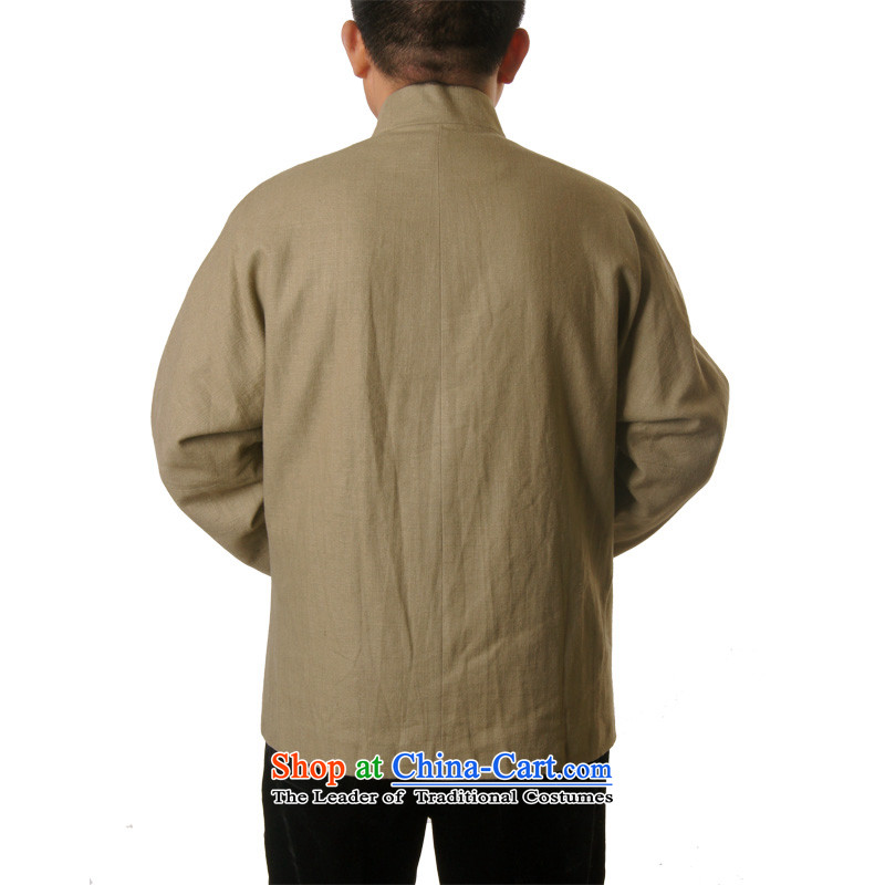 Mr Rafael Hui-ying's New Man Tang Gown of autumn and winter Men's Mock-Neck blessings birthday celebrations leisure two-color in the Chinese Tang older jacket gift 1320) khaki 170, Mr Rafael Hui (sureyou Ying) , , , shopping on the Internet