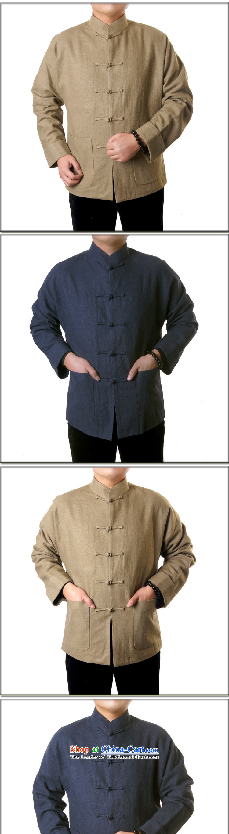 Mr Rafael Hui-ying's New Man Tang Gown of autumn and winter Men's Mock-Neck blessings birthday celebrations leisure two-color in the Chinese Tang older jacket gift 1320) khaki 185 pictures, prices, brand platters! The elections are supplied in the national character of distribution, so action, buy now enjoy more preferential! As soon as possible.