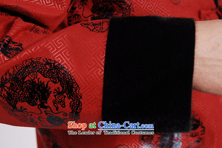 In accordance with the load spring and autumn love l stylish new collar stitching stamp in the elderly father replacing Tang blouses LGD/M0039# RED XL Photo, prices, brand platters! The elections are supplied in the national character of distribution, so action, buy now enjoy more preferential! As soon as possible.