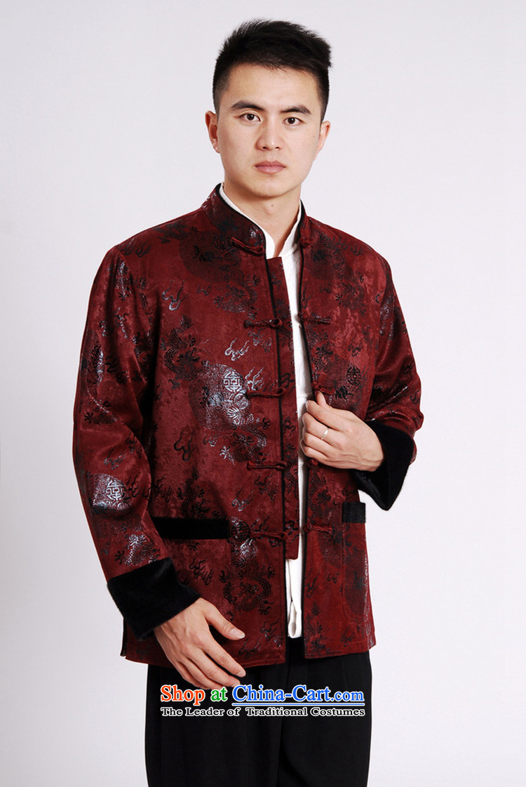 In accordance with the love and replace a trendy new l205 older father boxed Mock-neck stamp Tang dynasty ãþòâ jacket LGD/M0038# RED M picture, prices, brand platters! The elections are supplied in the national character of distribution, so action, buy now enjoy more preferential! As soon as possible.