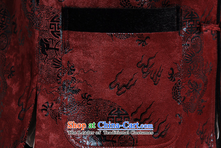 In accordance with the love and replace a trendy new l205 older father boxed Mock-neck stamp Tang dynasty ãþòâ jacket LGD/M0038# RED M picture, prices, brand platters! The elections are supplied in the national character of distribution, so action, buy now enjoy more preferential! As soon as possible.