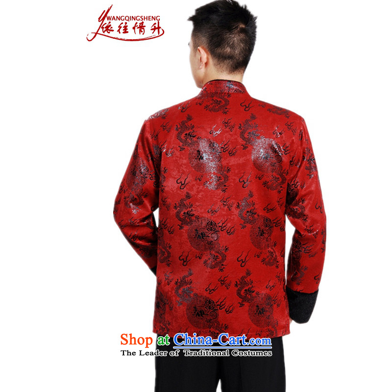 In accordance with the love and replace a trendy new l205 older father boxed Mock-neck stamp Tang dynasty ãþòâ LGD/M0038# RED M to jacket love l , , , shopping on the Internet