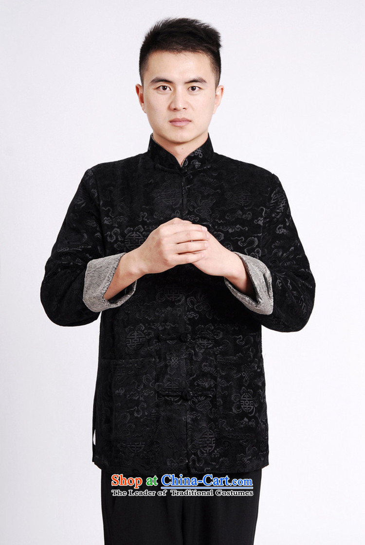 In accordance with the love in autumn and winter trendy new products. The elderly father replacing stamp Tang jackets LGD/M0036# black L picture, prices, brand platters! The elections are supplied in the national character of distribution, so action, buy now enjoy more preferential! As soon as possible.