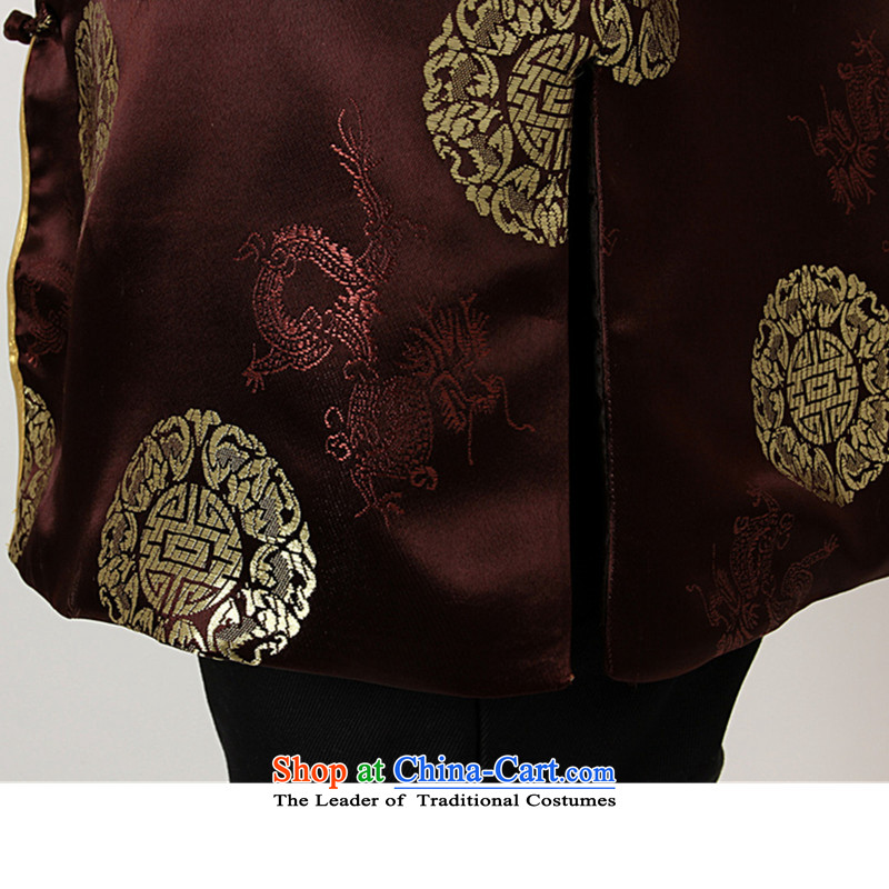 In accordance with love in the spring and fall in new stylish older father replacing stamp Tang jackets LGD/M4002# coffee , L, in accordance with the Love l , , , shopping on the Internet
