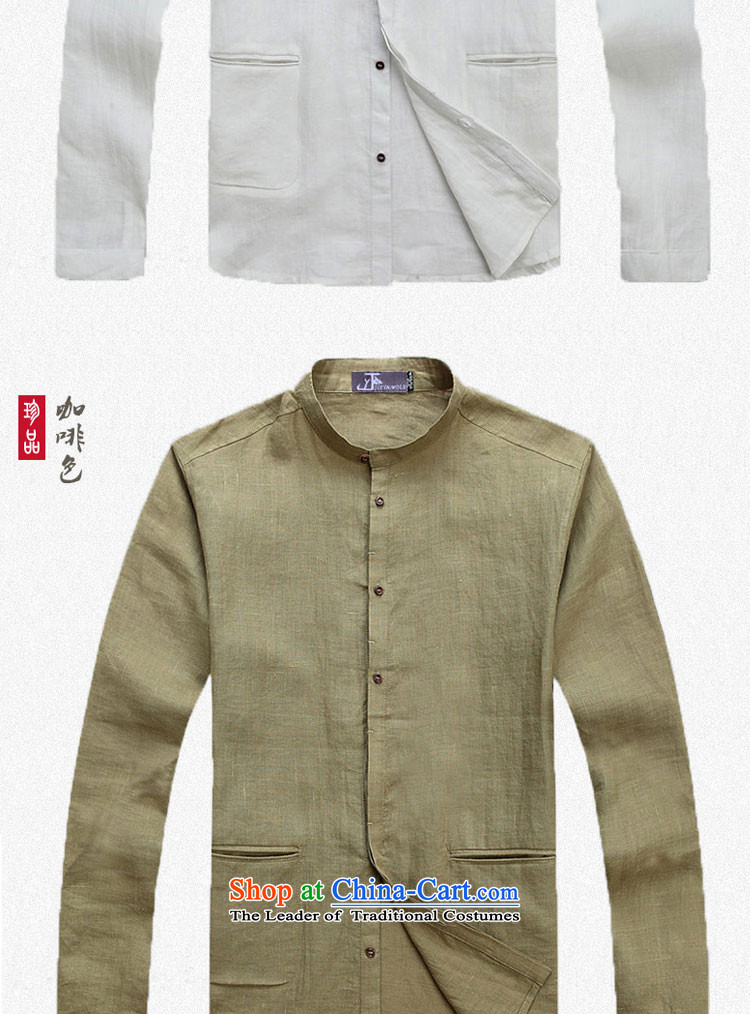 - Wolf JIEYA-WOLF15, Tang dynasty, men's spring and autumn long sleeved shirt men Tang dynasty fashion pure colors pure green shirt 180/XL 1 pictures, prices, brand platters! The elections are supplied in the national character of distribution, so action, buy now enjoy more preferential! As soon as possible.