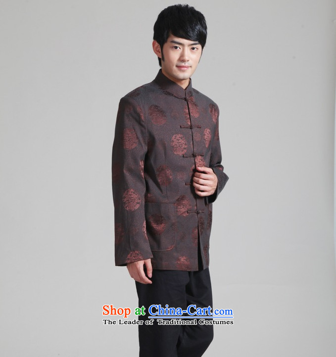 It New Fall/Winter Collections of men Tang dynasty mock national workwear casual clothing long-sleeved jacket cardigan - 2 BOURDEAUX XXL picture, prices, brand platters! The elections are supplied in the national character of distribution, so action, buy now enjoy more preferential! As soon as possible.